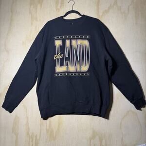 Cleveland The Land Basketball Crewneck Sweatshirt Black Mens XL Graphic NBA Cavs